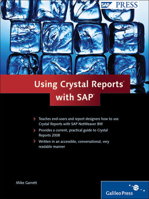 Title details for Using Crystal Reports with SAP by Mike Garrett - Available
